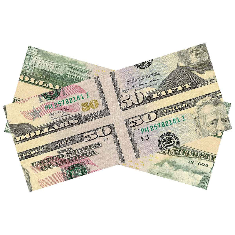 Load image into Gallery viewer, $50 Mis-Made Bills
