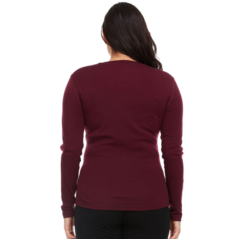 Load image into Gallery viewer, Women's Midweight Merino Wool V-Neck Sweater | 100% Merino Wool
