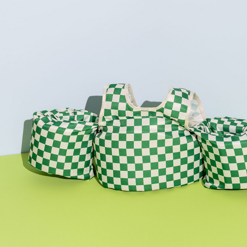 Load image into Gallery viewer, Green Checkered Kids Float
