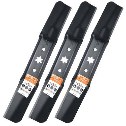 3-Pack 50 inch Blades for Cub Cadet 942-05052A Ultima ZT1 ZT2 Enduro XT1 XT2 LT50 Deck Lawn Mower Replace 742-05052A 942-05052