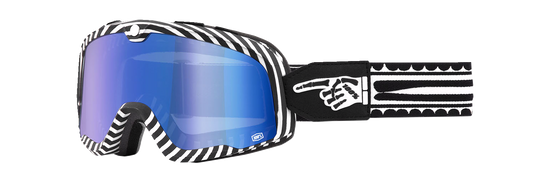 100% Barstow Goggles - Death Spray - Blue Mirror 50000-00002
