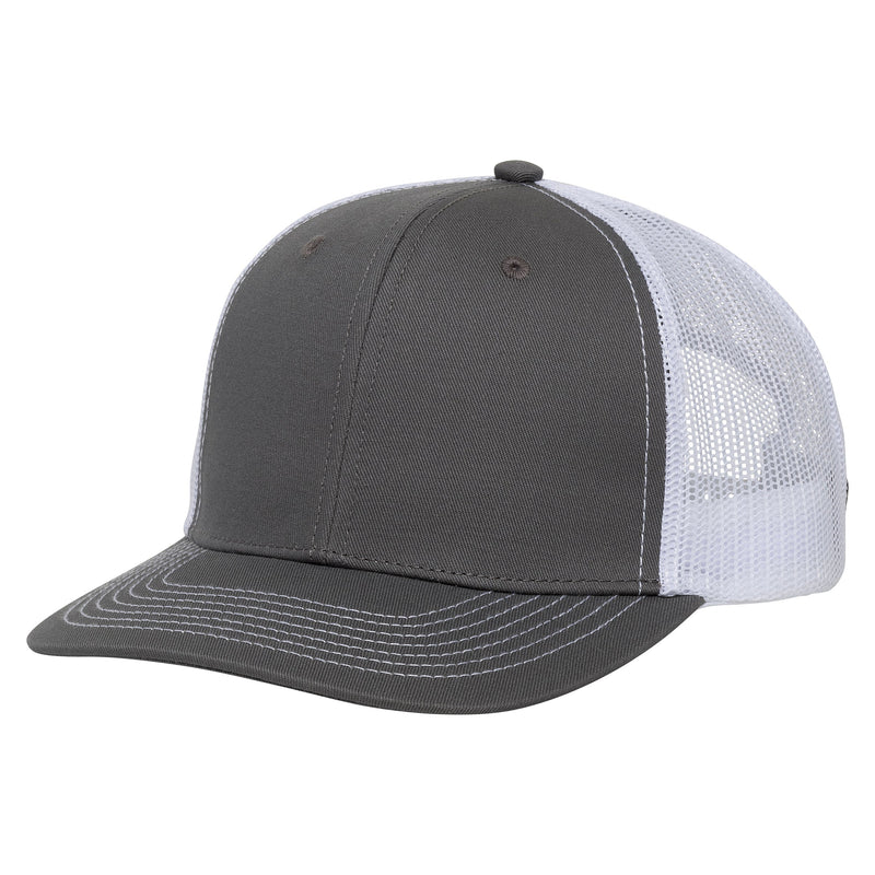 Load image into Gallery viewer, GunMetal Cap | White MeshBack
