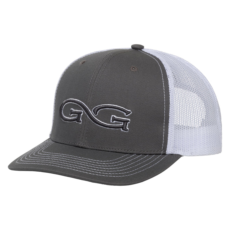 Load image into Gallery viewer, GunMetal Cap | White MeshBack
