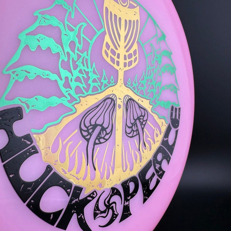 Load image into Gallery viewer, Soft Neo Spore - Huk Lab Peace Triple Foil Stamp
