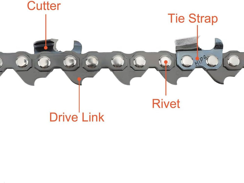 Load image into Gallery viewer, 3/8 Pitch .058 84 DL Full Skip 24 inch Saw Chain For Husqvarna 55 65 66 455 455e 460 Rancher 372xp 576xp 262XP 362 362XP Echo Chainsaw
