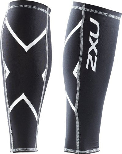 Load image into Gallery viewer, 2XU Unisex Adult Compression Calf Guards (Black) XXS, XS, S, M, L, XL
