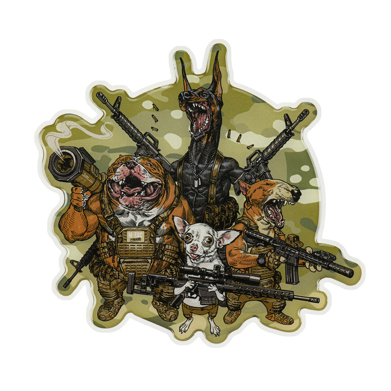 Load image into Gallery viewer, M-Tac Embossed Sticker Rex Team
