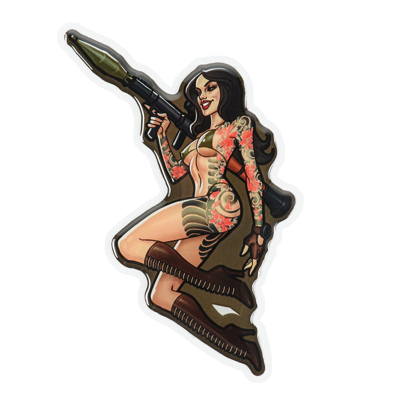 Load image into Gallery viewer, M-Tac Morale Sticker Tactical Girl
