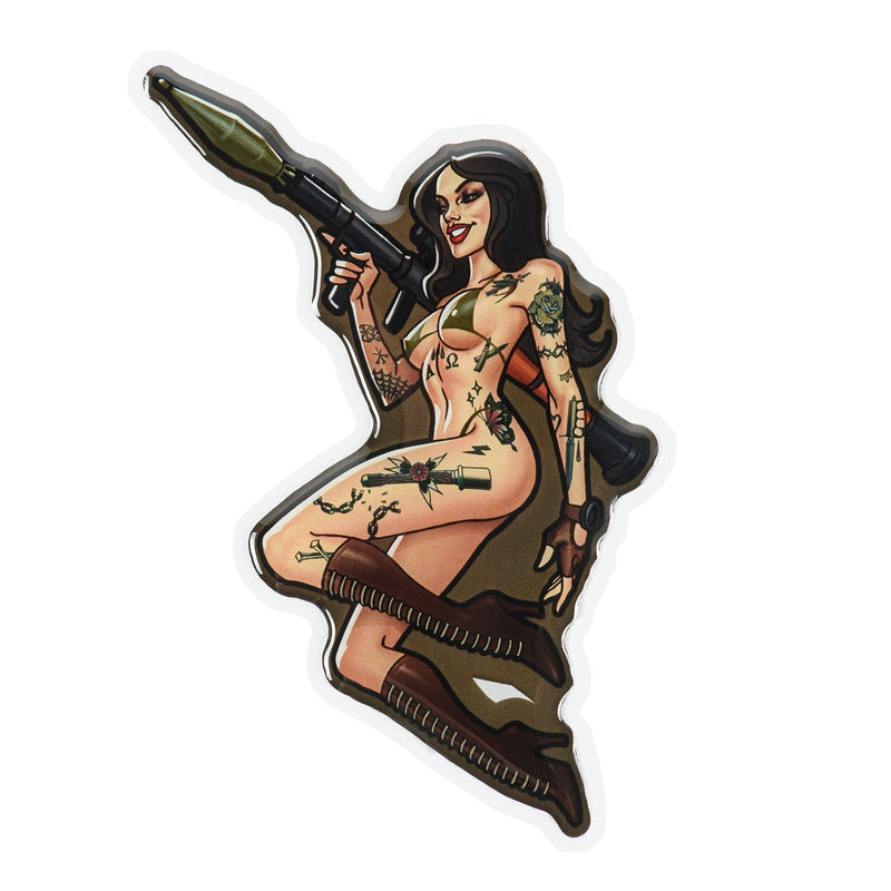 Load image into Gallery viewer, M-Tac Morale Sticker Tactical Girl
