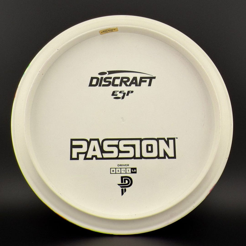 Load image into Gallery viewer, White ESP Passion - Greazy Dyed - Bottom Stamp
