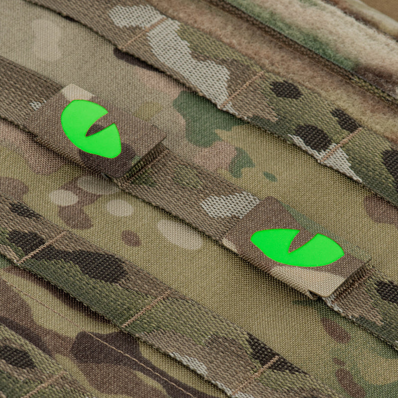 Load image into Gallery viewer, M-Tac Patch Tiger Eyes Laser Cut (couple)
