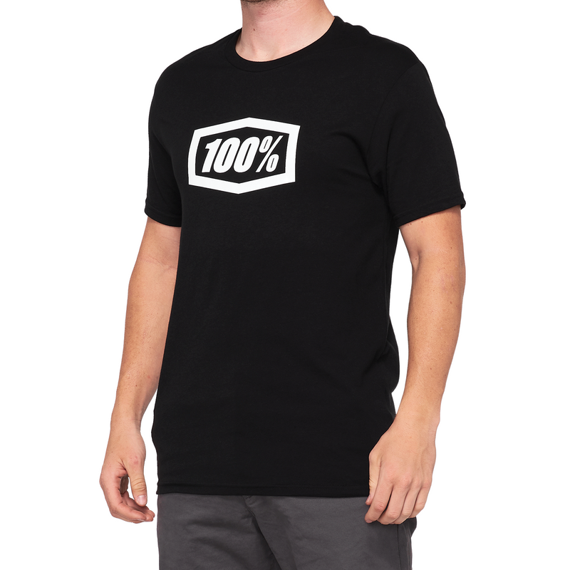 Load image into Gallery viewer, 100% Icon T-Shirt - Black - Medium 20000-00021

