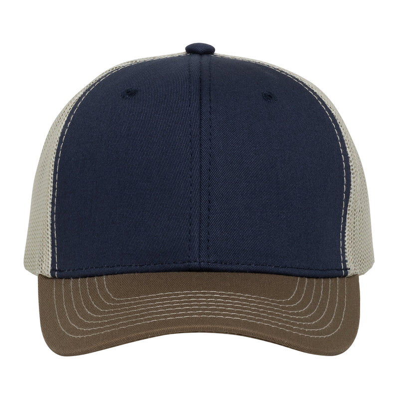 Load image into Gallery viewer, Deep Water Cap | TriColor | Stone MeshBack | Branded

