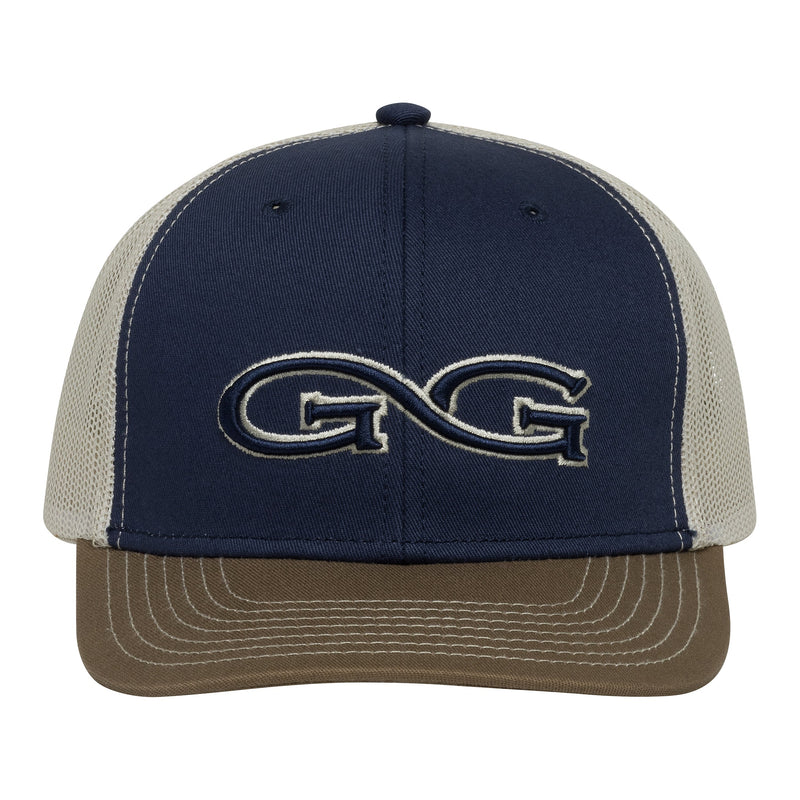 Load image into Gallery viewer, Deep Water Cap | TriColor | Stone MeshBack | Branded
