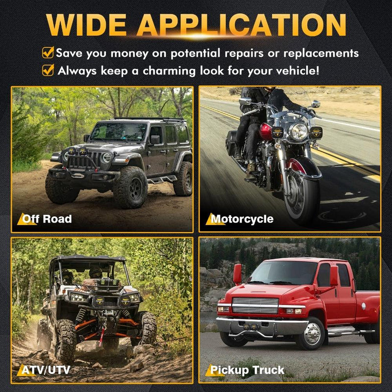 Load image into Gallery viewer, 5 Inch LED Driving Light Black Cover Light Shield Cover
