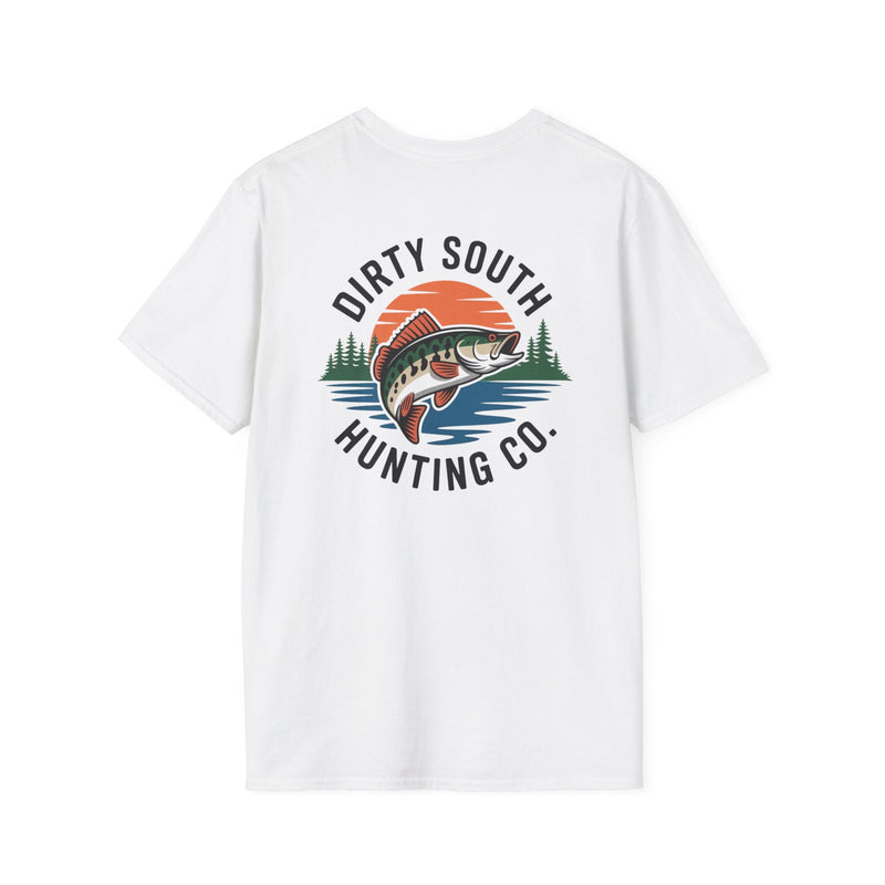 Load image into Gallery viewer, Bass Fishing Sunset Tee | Dirty South Hunting Co.

