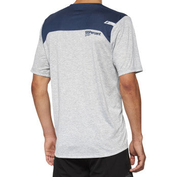 Load image into Gallery viewer, 100% Airmatic Jersey - Short-Sleeve - Gray/Midnight - Medium 40014-00016
