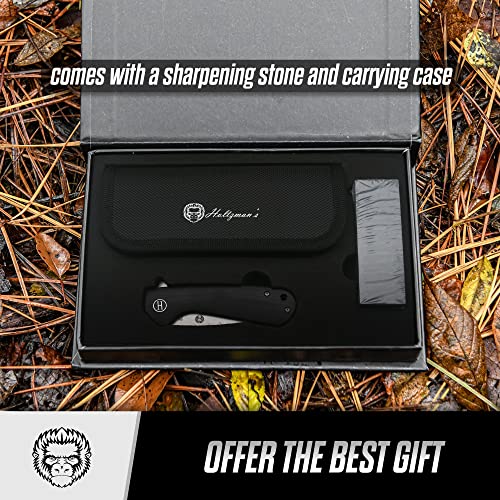 Load image into Gallery viewer, The Peasant Folding Pocket Knife Giftset for Men and Women (Silver and Black)
