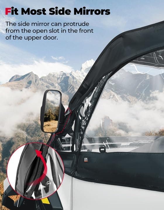 Load image into Gallery viewer, Soft Cab Enclosure Upper Doors for Polaris RZR XP 4 1000 2024-2025
