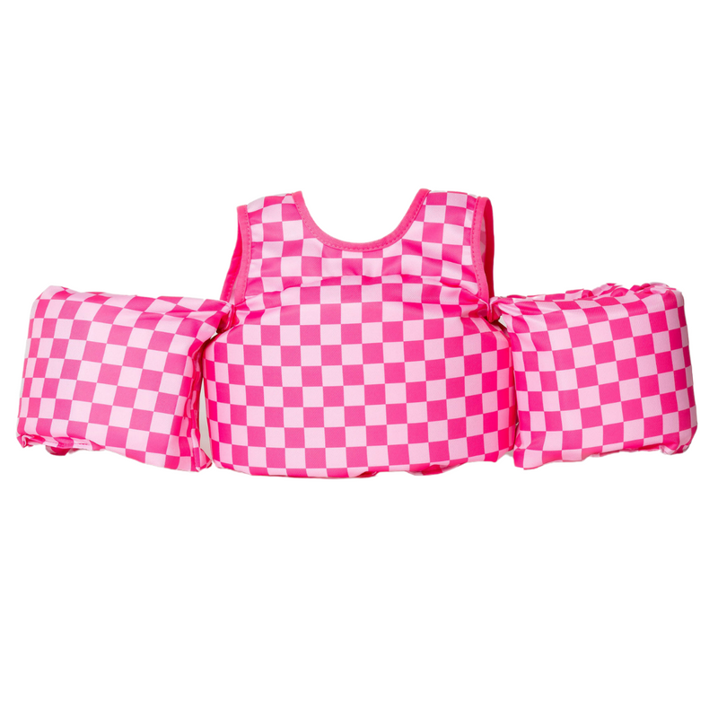 Load image into Gallery viewer, Pink Checkered Kids Float
