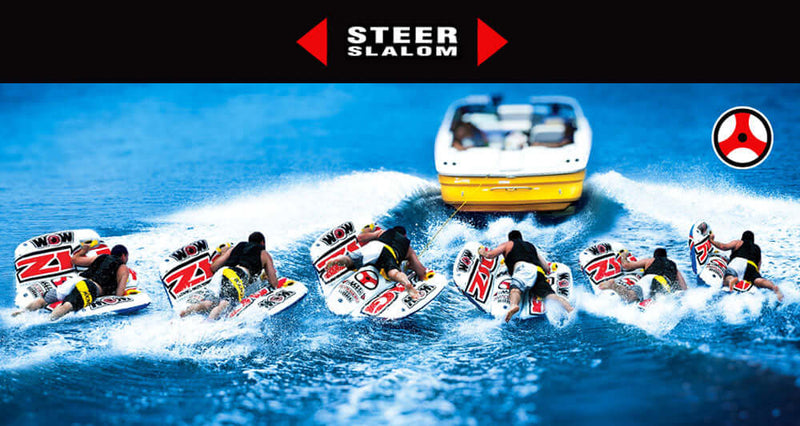 Load image into Gallery viewer, WOW Watersports Zig Zag 1 Person Steerable and Towable Water Tube For Pool and Lake
