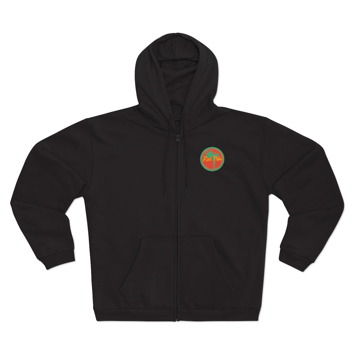 Rad Palm Pineapple Skull Unisex Hooded Zip Sweatshirt