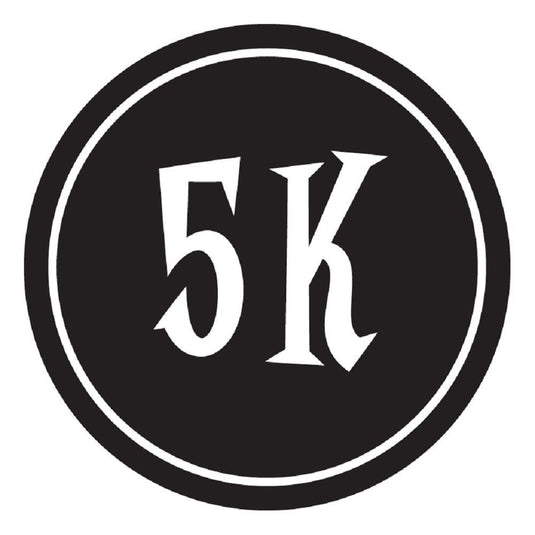 2.5-inch Round Runner Stickers (You Choose the Design & Color) SET OF 4