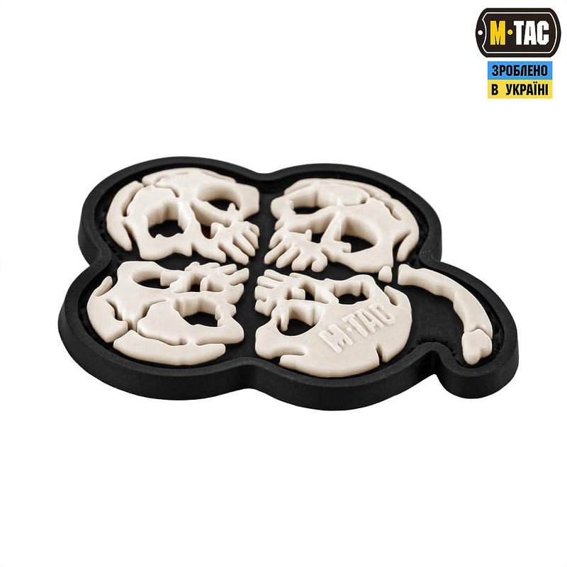 Load image into Gallery viewer, M-Tac Patch Clover with Skull 3D PVC
