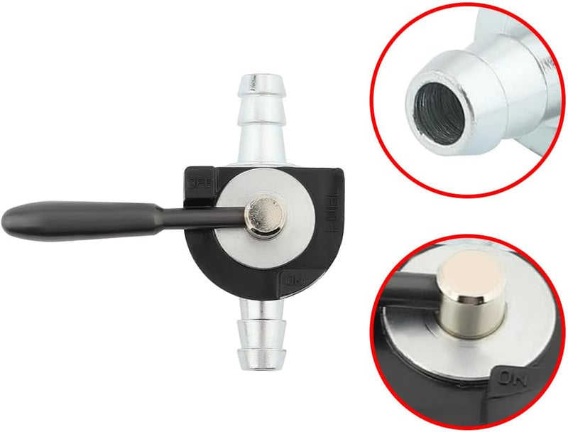 Load image into Gallery viewer, 1/4 Inline Heavy Duty Fuel Shut Off Valve 691035 Fit for Engine Lawn Mower Lawn Tractor Parts Replace Scag 48568 Oregon 07-403 (16mm x 1.5mm)
