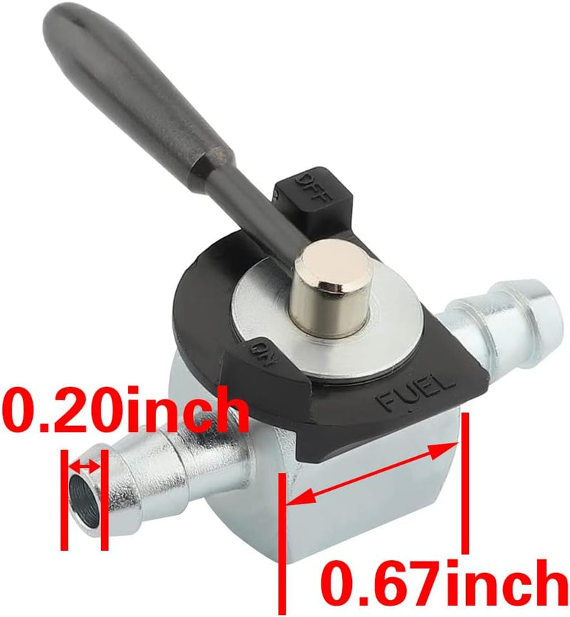 Load image into Gallery viewer, 1/4 Inline Heavy Duty Fuel Shut Off Valve 691035 Fit for Engine Lawn Mower Lawn Tractor Parts Replace Scag 48568 Oregon 07-403 (16mm x 1.5mm)
