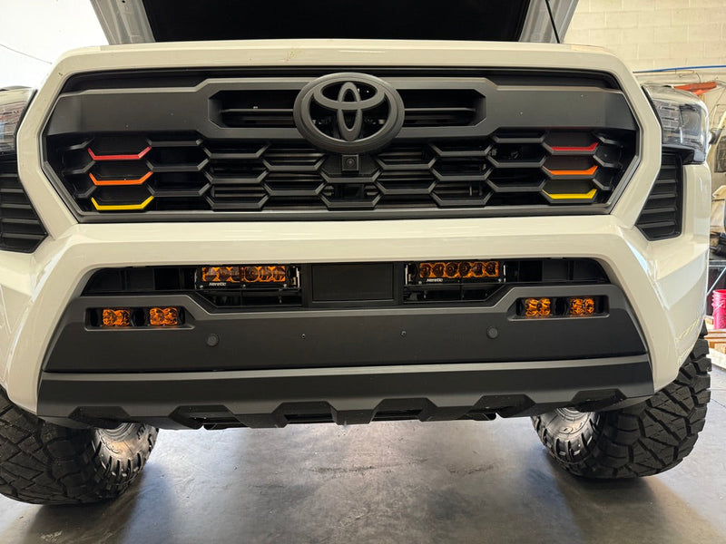 Load image into Gallery viewer, 4th Gen Tacoma Behind the Grill Dual 6" Bar Kit - Amber Lens
