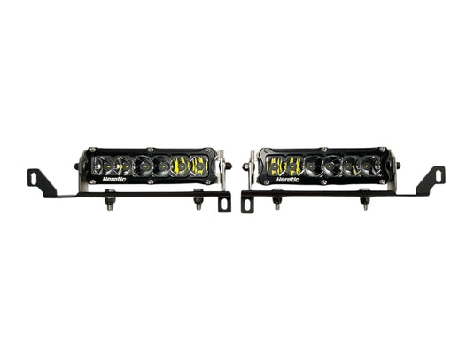 4th Gen Tacoma Behind the Grill Dual 6" Bar Kit - Clear Lens