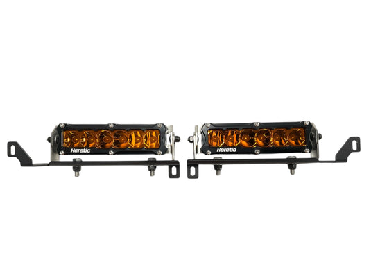 4th Gen Tacoma Behind the Grill Dual 6" Bar Kit - Amber Lens