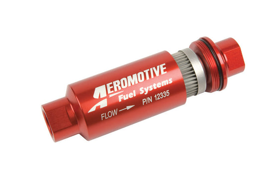 Aeromotive 40 Micron, ORB-10 Red Fuel Filter
