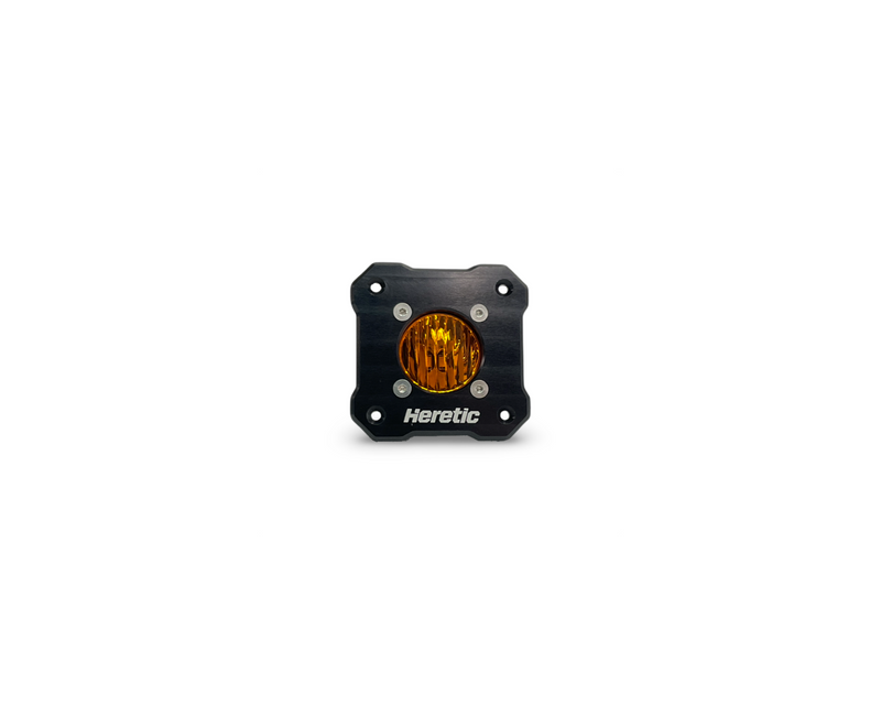 Load image into Gallery viewer, BA-1R Amber Flush Mount LED Pod Light
