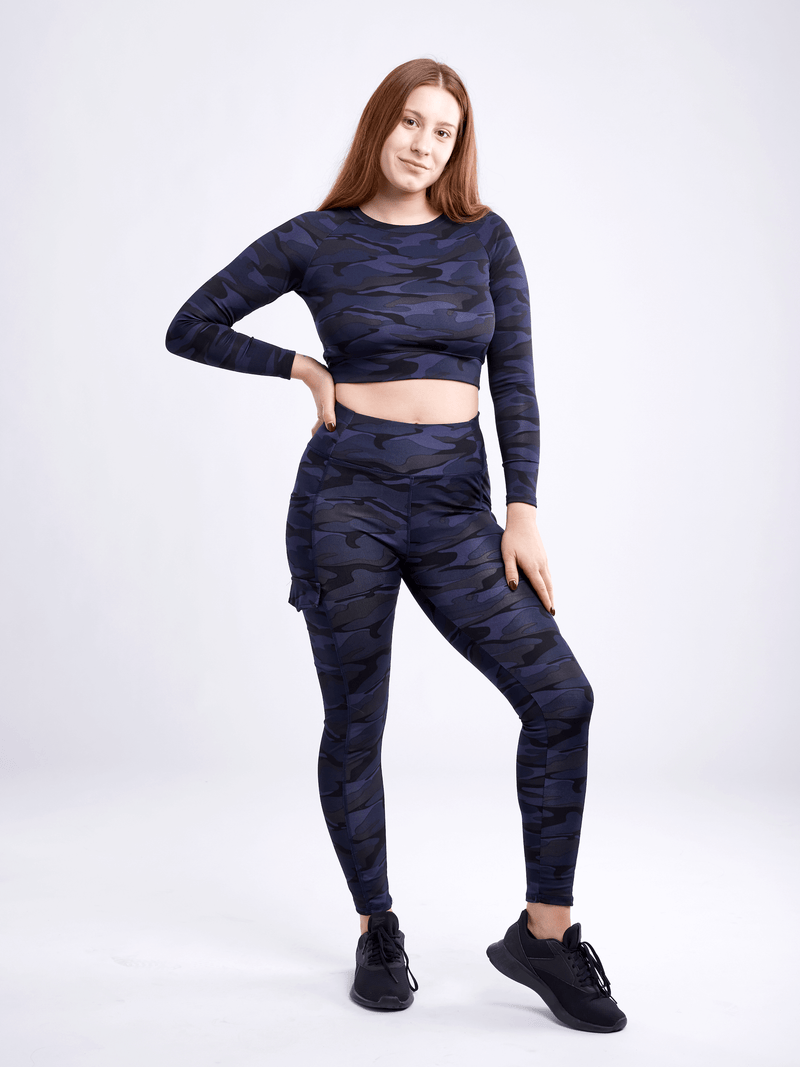 Load image into Gallery viewer, JupiterGear Long-Sleeve Crop Top
