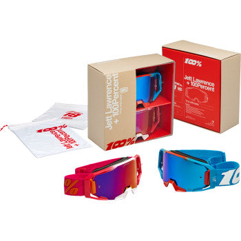 Load image into Gallery viewer, 100% ARmatic Goggles - Jett Lawrence - Limited Edition - 2 Pack  50063-00001

