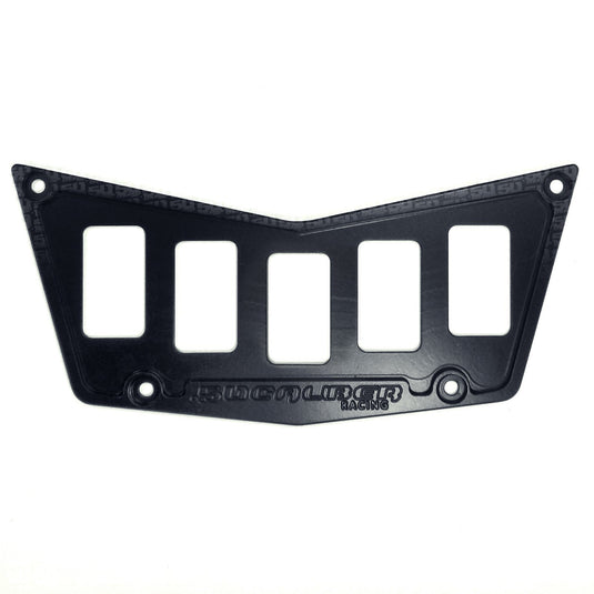5 Switch Dash Panel Black