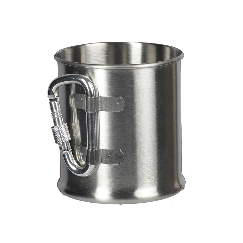 Load image into Gallery viewer, M-Tac Mug 8.5oz Stainless Steel with Carabiner
