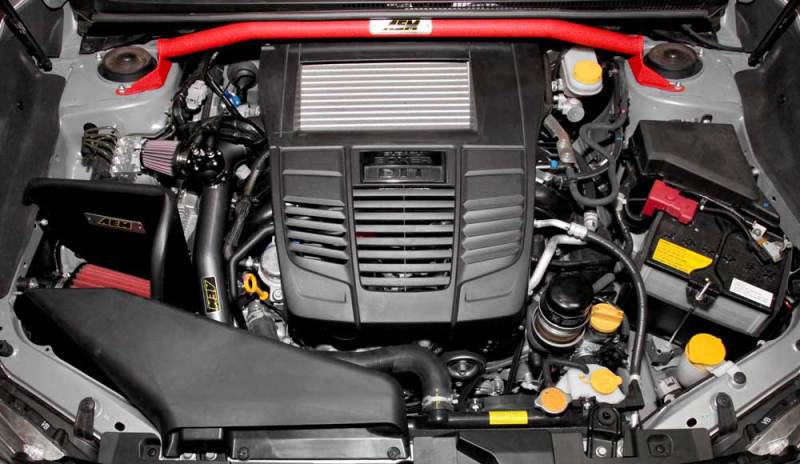 Load image into Gallery viewer, AEM Induction AEM 2015 Subaru WRX/STI 2.0L/2.5L Strut Bar 29-0011WR
