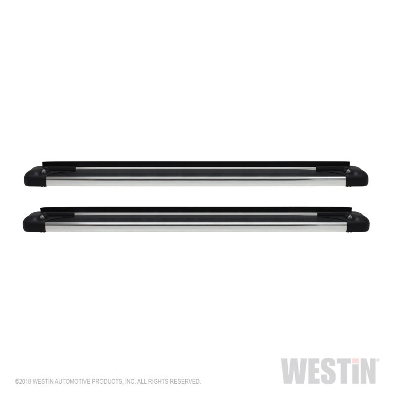 Load image into Gallery viewer, Westin SG6 Polished Aluminum Running Boards 74.25 in
