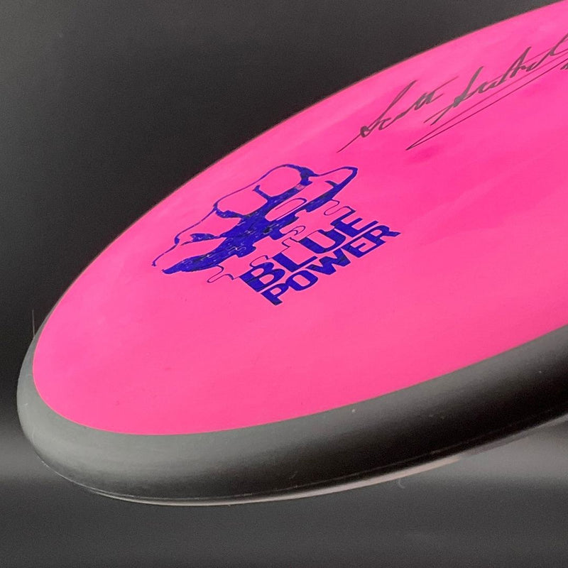 Load image into Gallery viewer, Electron (Patent Pending) Atom *Signed* - "Blue Power" Adaptive Disc Golf Scott Stokely
