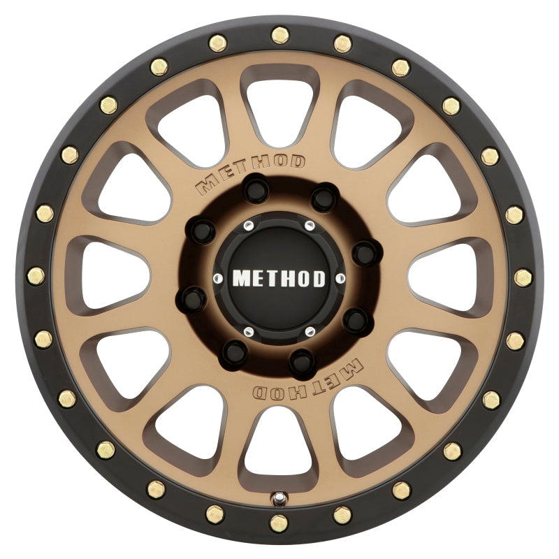 Load image into Gallery viewer, Method MR305 NV HD 18x9 +18mm Offset 8x6.5 130.81mm CB Method Bronze/Black Street Loc Wheel
