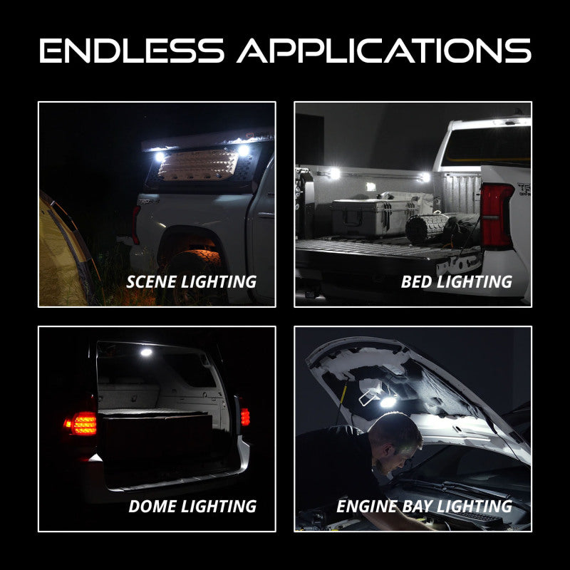 Load image into Gallery viewer, Diode Dynamics Stage Series SXS Rock Light Installer Kit RGBW M8 (4-pack)
