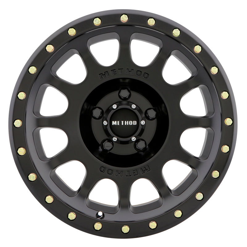 Load image into Gallery viewer, Method MR305 NV 17x8.5 0mm Offset 5x5 94mm CB Matte Black Wheel
