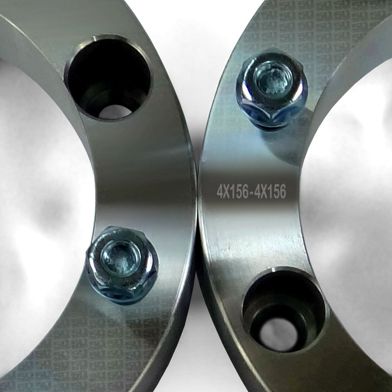 Load image into Gallery viewer, 4x156 Wheel Spacer 3/8"-24 Studs 1"
