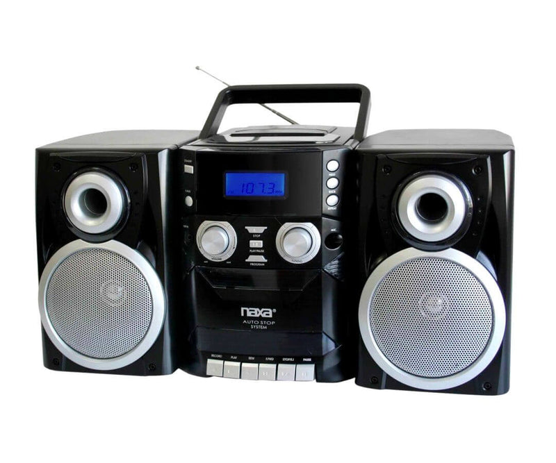 Load image into Gallery viewer, Naxa Portable CD Player with AM/FM Stereo Radio Cassette Player/Recorder
