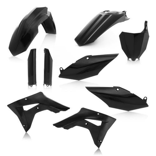 Acerbis 17-18 Honda CRF450RX (Does Not Include Airbox Cover) Full Plastic Kit - Black 2645470001