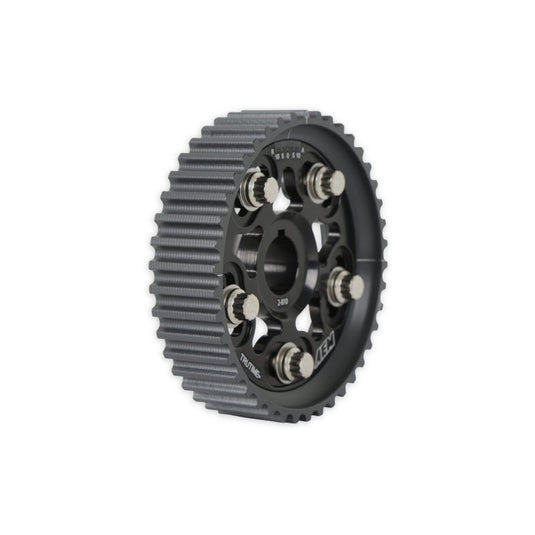 AEM Electronics Tru-Time Cam Gear Black 5-Bolt Honda B Series