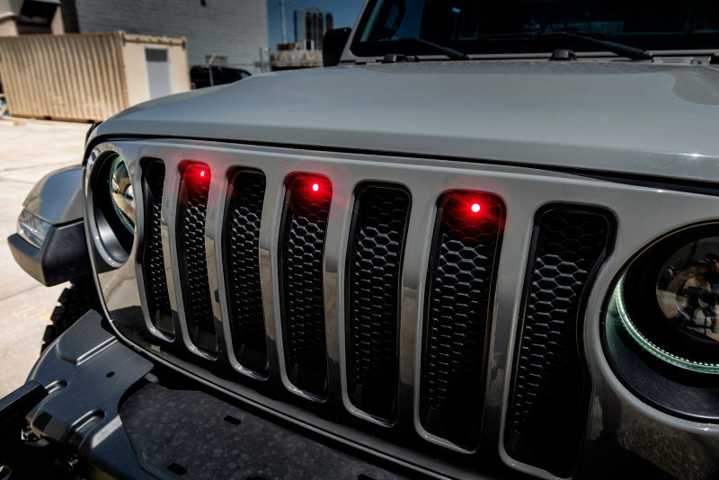 Load image into Gallery viewer, Oracle Pre-Runner Style LED Grille Kit for Jeep Gladiator JT - Red

